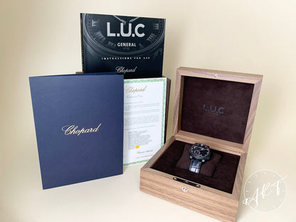 NEW Chopard LUC 8HF Power Control Black Dial Ceramic & Titanium Ltd Watch BP