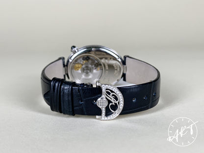 Breguet Reine de Naples Moonphase MOP Dial 18K WG Oval Ladies Watch w/ Papers