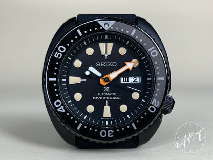 Seiko Prospex Black Turtle Black Dial SS Auto Ltd Ed Diver Watch SRPC49K1 w/ B&P