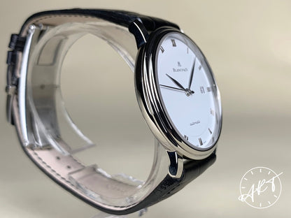 Blancpain Villeret Ultra-Slim White Dial Stainless Steel Auto Watch 6223 w/ B&P