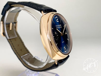 Panerai PAM 598 Radiomir 3 Days GMT Blue Dial 18K RG 200 Pcs Ltd Watch PAM00598 BP