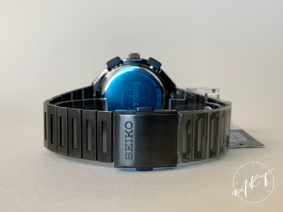 NEW Seiko x Giugiaro Design Spirit Black Dial SS Quartz Ltd Watch SCED017 w/ B&P
