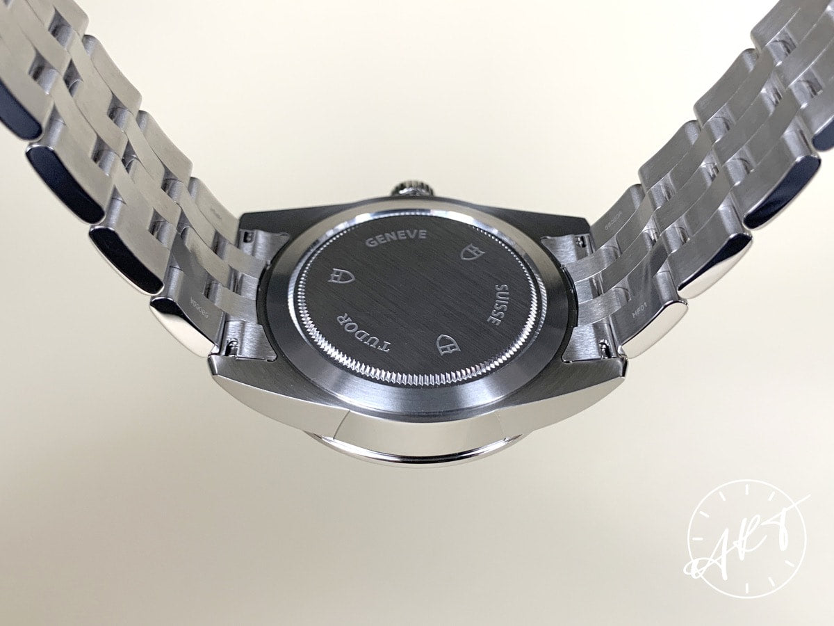 NEW Tudor Glamour Day-Date Silver Jacquard Dial SS Auto Watch 56000-0003 w/ B&P