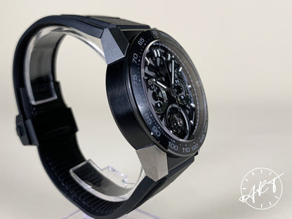 Tag Heuer Carrera Chrono Tourbillon Black Dial Titanium Watch CAR5A8Y BP