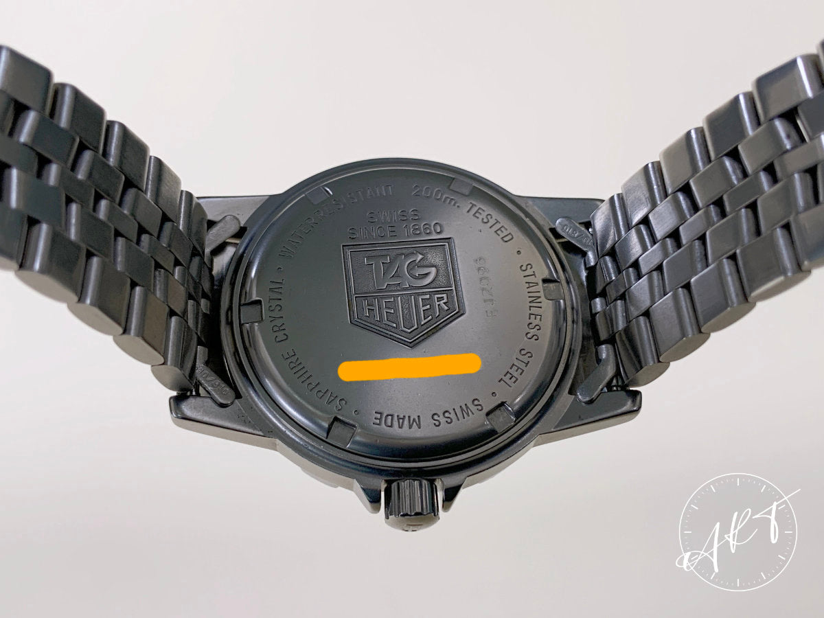 TAG Heuer Professional Granite Dial SS Quartz Diver Watch WD1211-K-20 w/ B&P