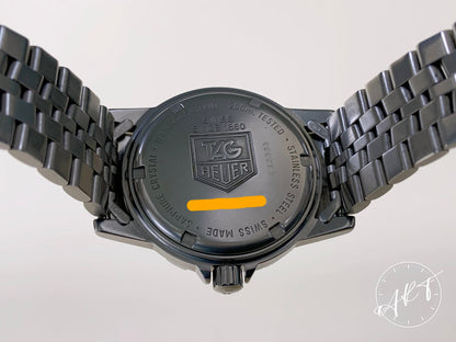 TAG Heuer Professional Granite Dial SS Quartz Diver Watch WD1211-K-20 w/ B&P