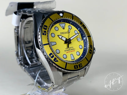 NEW Seiko Prospex Yellow Sumo Yellow Dial SS Thailand Ltd Diver Watch SBDC017 BP
