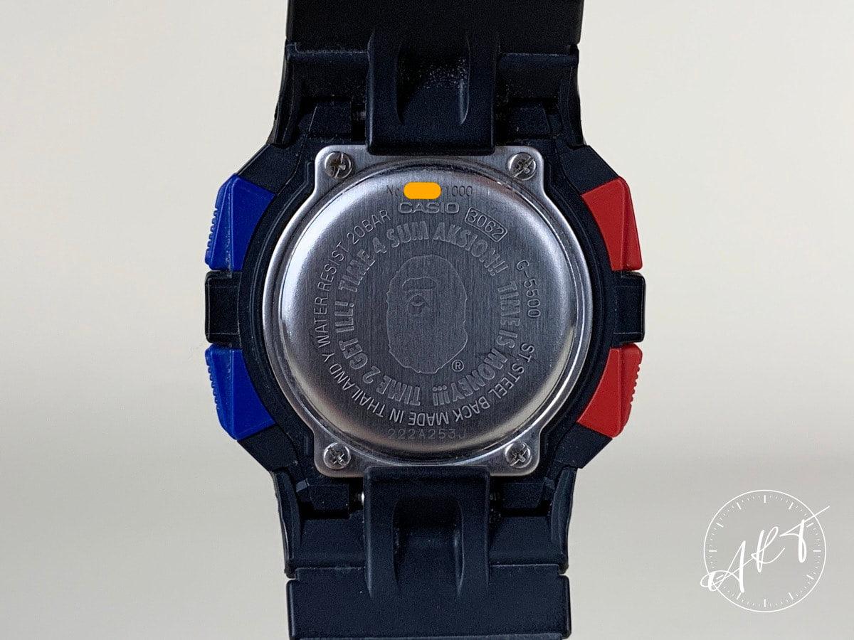 NEW G-Shock x A Bathing Ape GLS-5500 Black Dial Quartz BAPE Ltd Ed Watch w/ B&P
