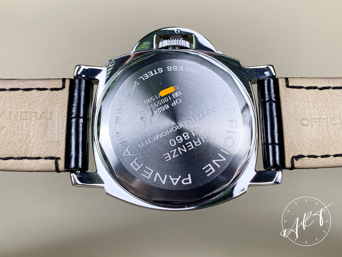 Panerai PAM 63 Luminor GMT Central Seconds Black Dial SS Diver Watch PAM00063 BP