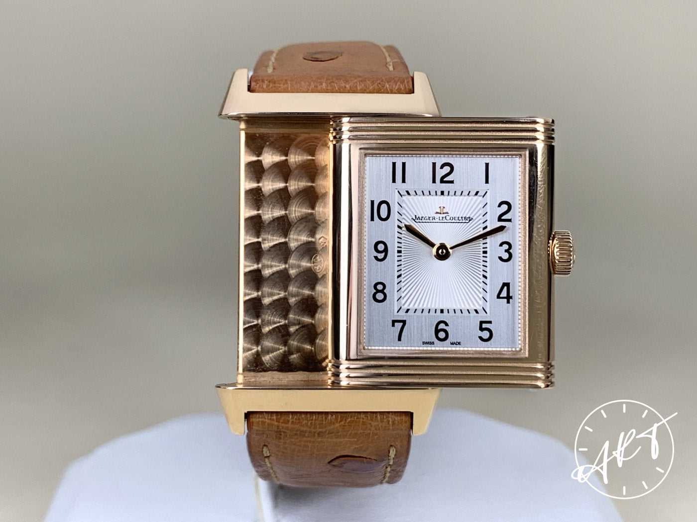 Jaeger-LeCoultre Reverso Classic Silver Dial 18K Pink Gold Watch Q2542540 BP