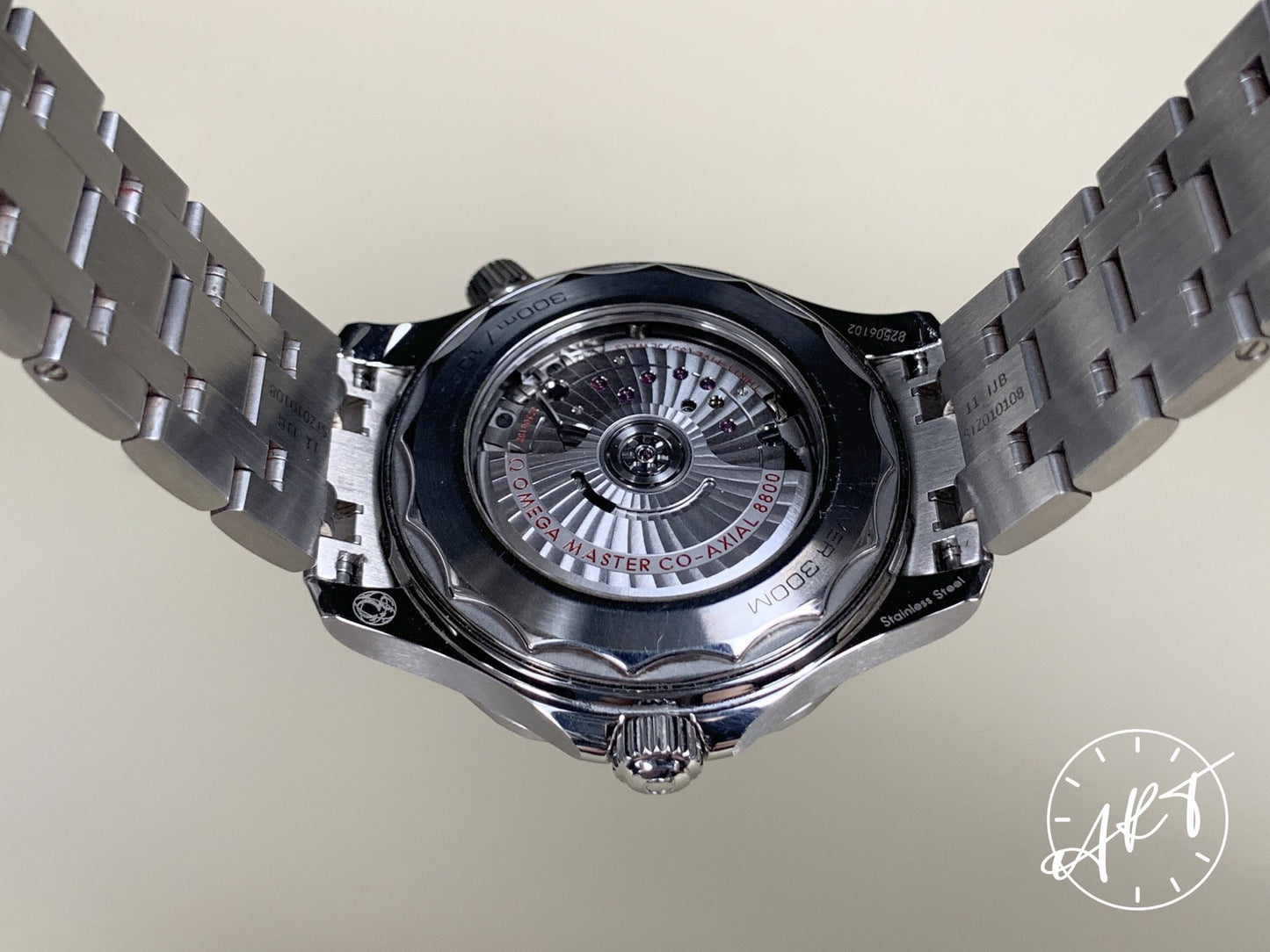 Omega Seamaster Diver 300M Master Chronometer Gray Dial SS Auto Watch w/ B&P