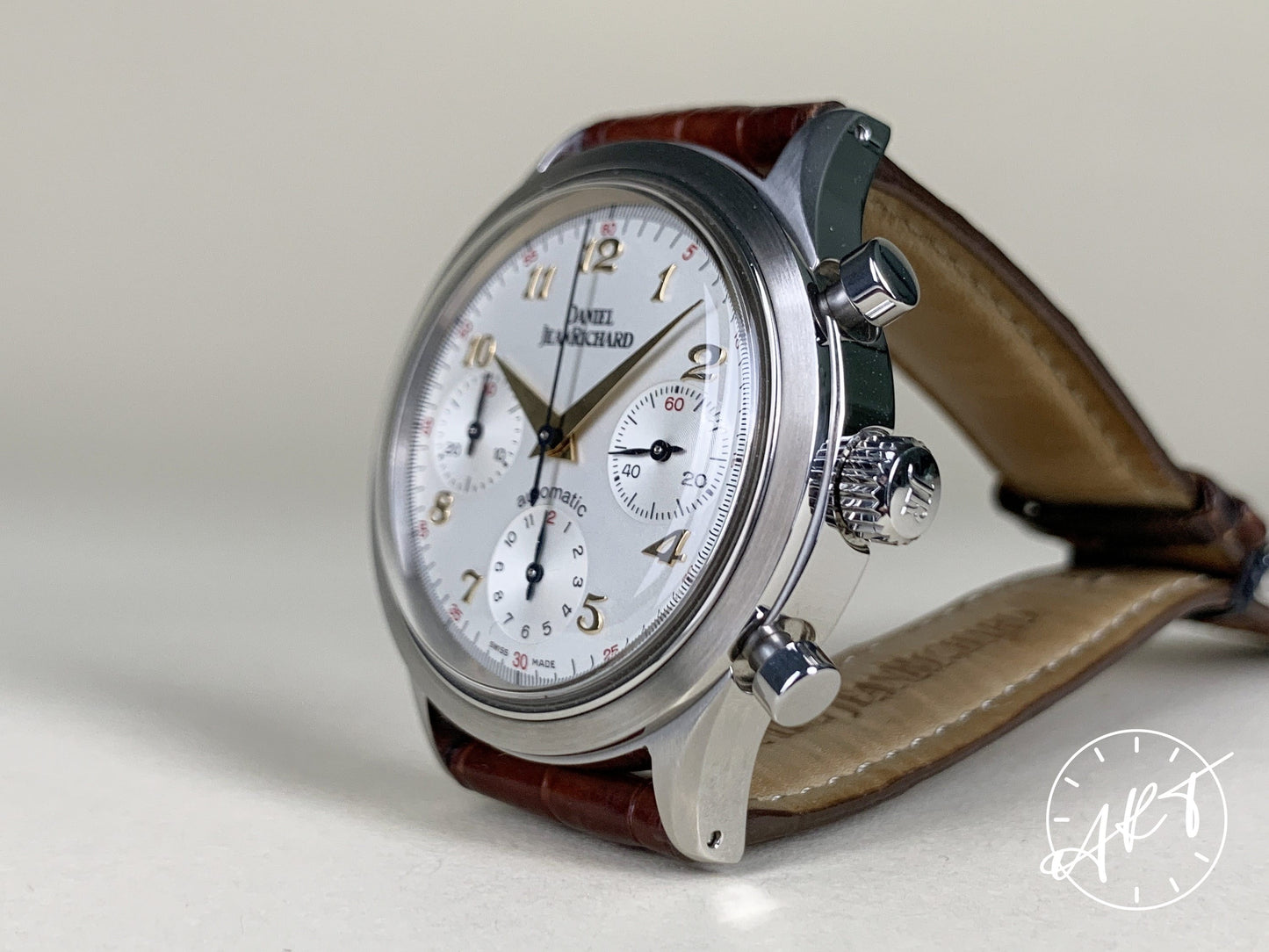 Daniel JeanRichard Highlands Chronograph Silver Dial SS Auto Watch 25005