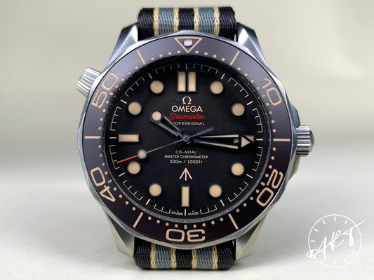 Omega Seamaster 300M Brown Dial “No Time to Die” Titanium 007 Edition Watch BP