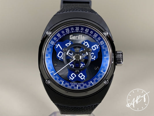 Gorilla Outlaw Drift Black Series Black & Blue Dial Black Titanium Ltd Watch BP