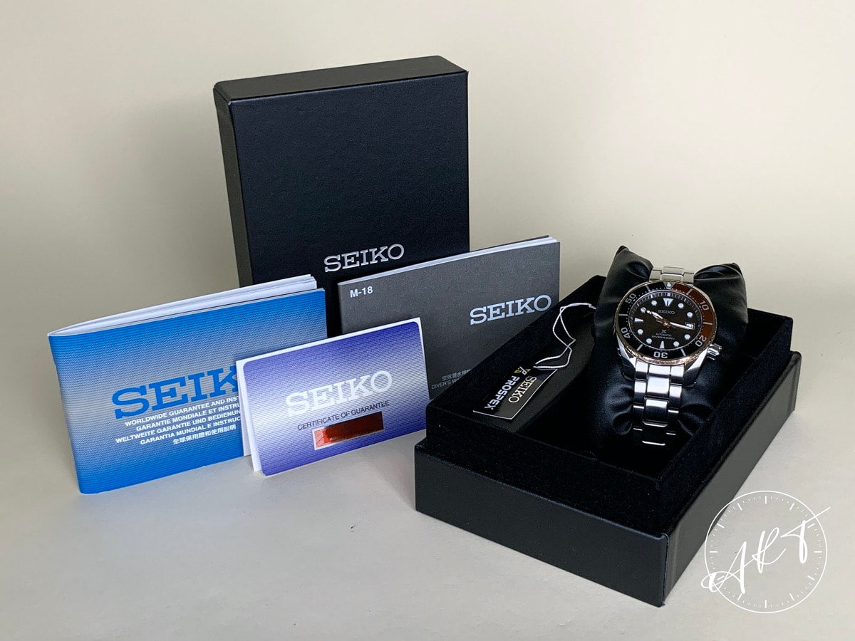 NEW Seiko Prospex Root Beer Sumo Black Dial SS Asia Ltd Diver Watch SPB192J1 BP
