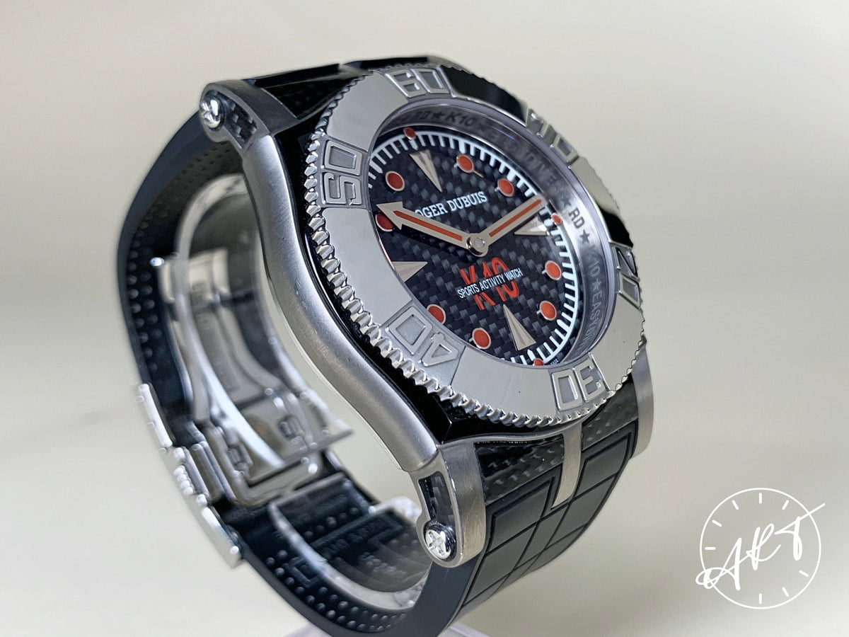 Roger Dubuis Easy Diver 46 Black Carbon Fiber Dial Titanium K10 Ltd Watch SE46 BP