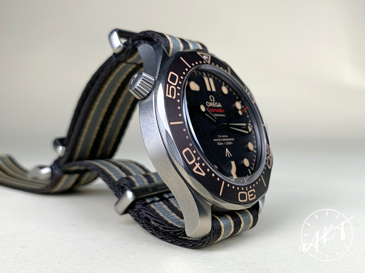 Omega Seamaster 300M Brown Dial “No Time to Die” Titanium 007 Edition Watch BP