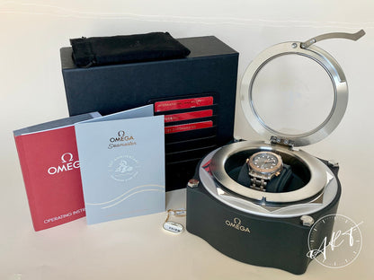 NEW Omega Seamaster Diver 300M Gray Dial “Tridor” Tantalum Auto Ltd Watch w/ B&P