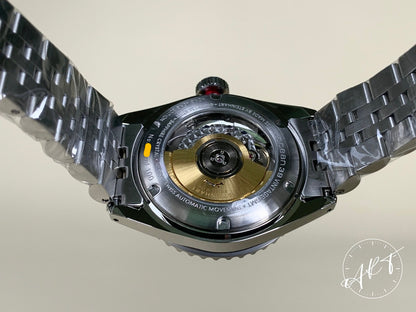 NEW Steinhart Ocean 39 Vintage GMT Black Dial SS Hong Kong Ltd Diver Watch BP