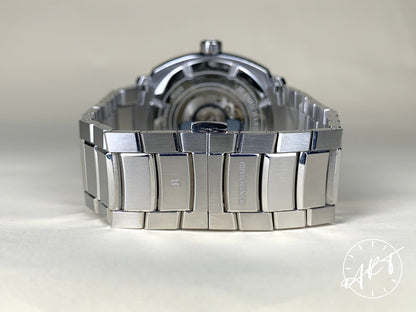JeanRichard Terrascope GMT White Dial Stainless Steel Auto Diver Watch w/ B&P