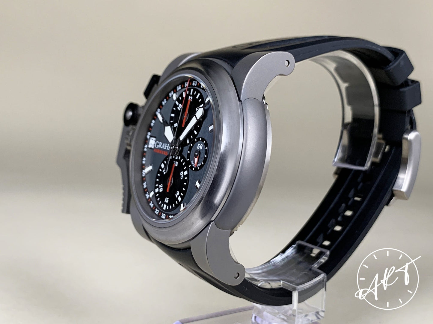 Graham Chronofighter Slate Gray Dial Titanium Airwing SE Watch 2OVKT.T01B BP