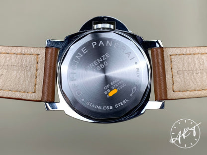 1998 Panerai PAM 001 Luminor Marina Black Dial SS Manual Diver Watch PAM00001 BP