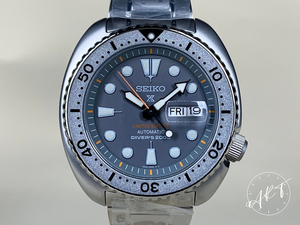 NEW Seiko Prospex Zimbe Turtle Gray Dial SS Thailand Ltd Diver Watch SRPA19K BP