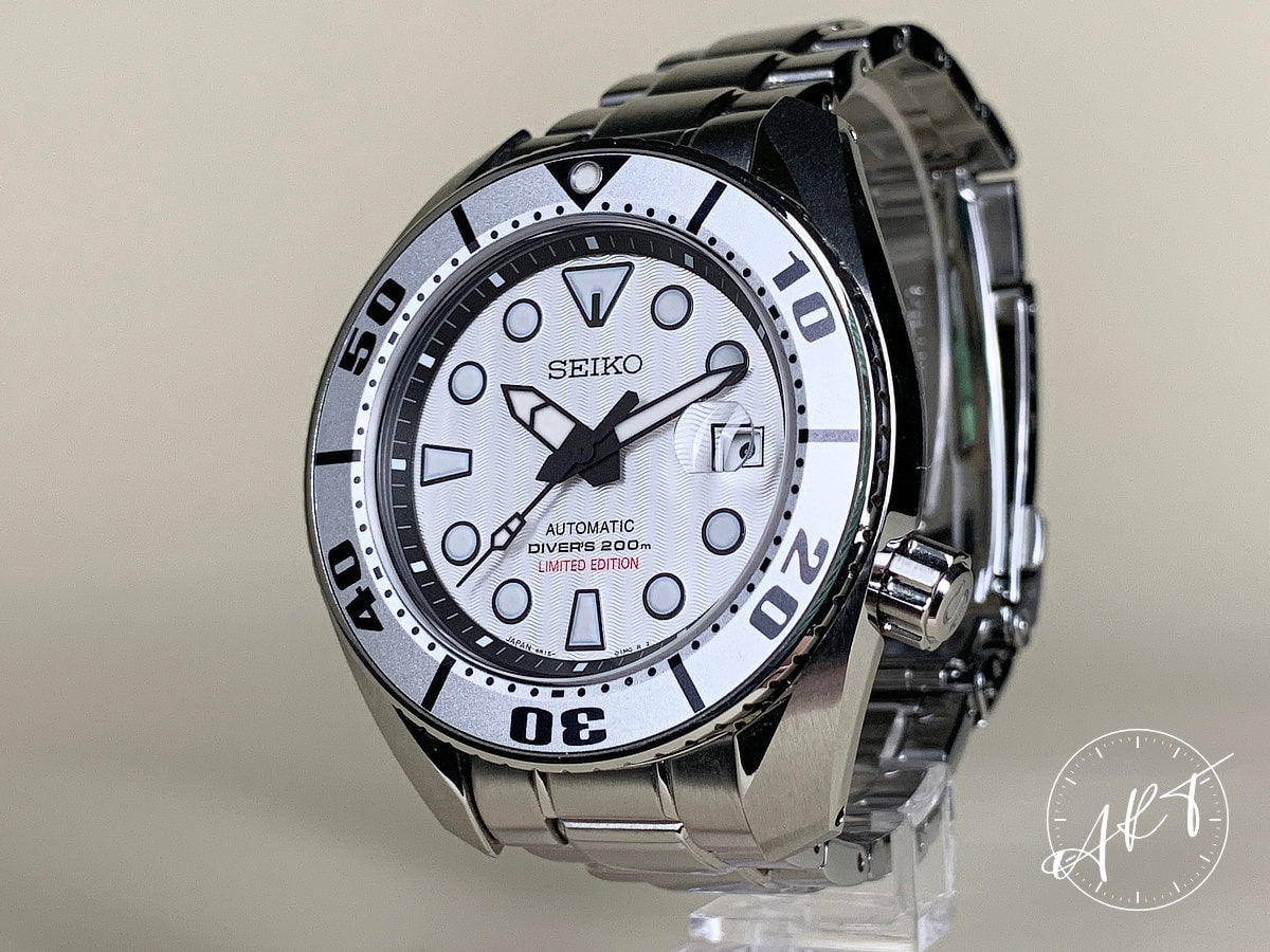 NEW Seiko Prospex Silver Sumo SS Thailand Ltd Diver Watch SPB029J1 BP