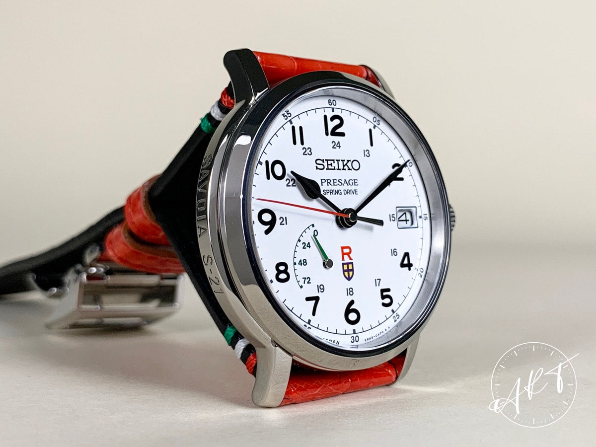 NEW Seiko Presage White Dial SS Spring Drive PORCO ROSSO Ltd Watch SNR047J1 BP