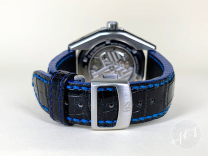 Grand Seiko Sport GMT Blue Dial Ceramic & Titanium Spring Drive Ltd Watch SBGE039 BP