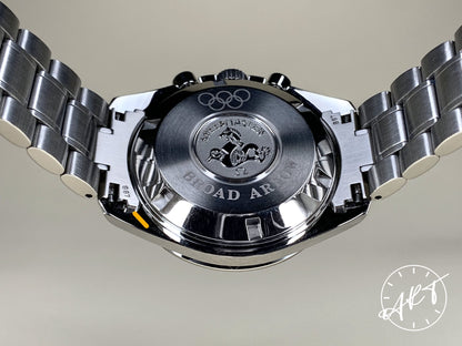 Omega Speedmaster Broad Arrow Chrono Black Dial SS Auto Watch 3556.50.00 w/ B&P