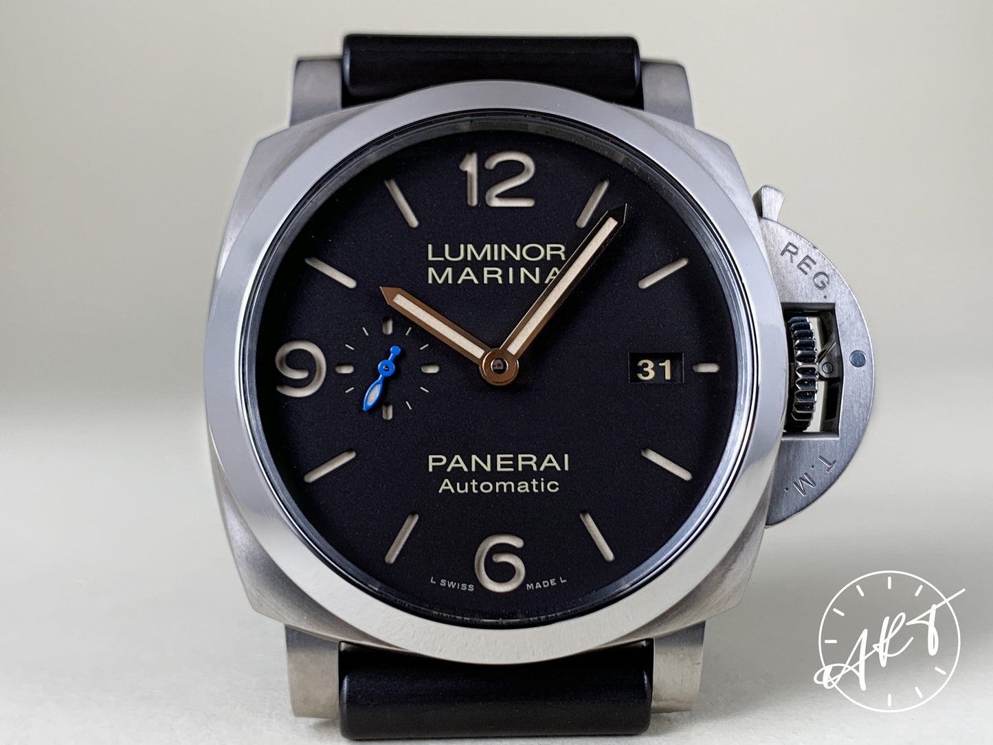Panerai PAM 1351 Luminor Marina 1950 Brown Dial Titanium Watch PAM01351 w/Box
