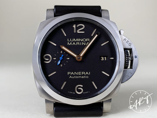 Panerai PAM 1351 Luminor Marina 1950 Brown Dial Titanium Watch PAM01351 w/Box