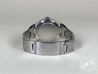Vintage 1974 Tudor Prince OysterDate Blue Dial SS Auto Chrono-Time Watch 9121/1