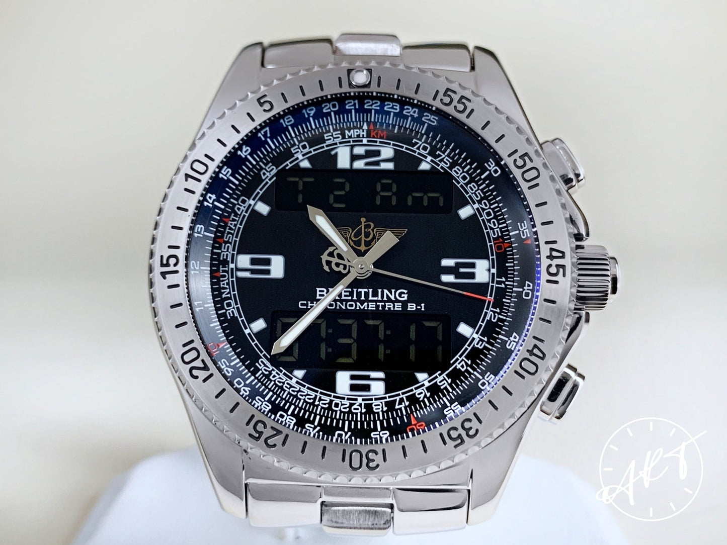Breitling Aerospace Professional Black Dial SuperQuartz B-1 Military Watch BP
