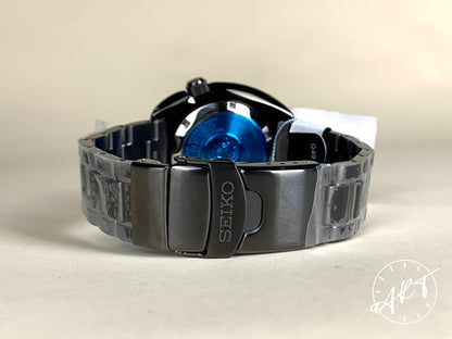 NEW Seiko Prospex Day-Date Black & Blue Dial Save the Ocean SE Watch SBDY027 BP