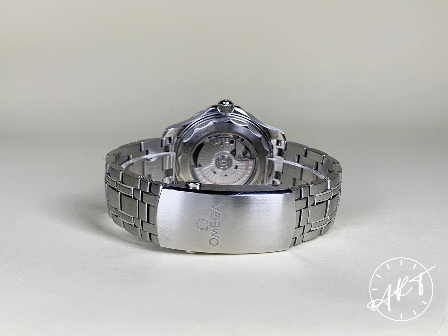 Omega Seamaster Diver 300M Master Chronometer Gray Dial SS Auto Watch w/ B&P