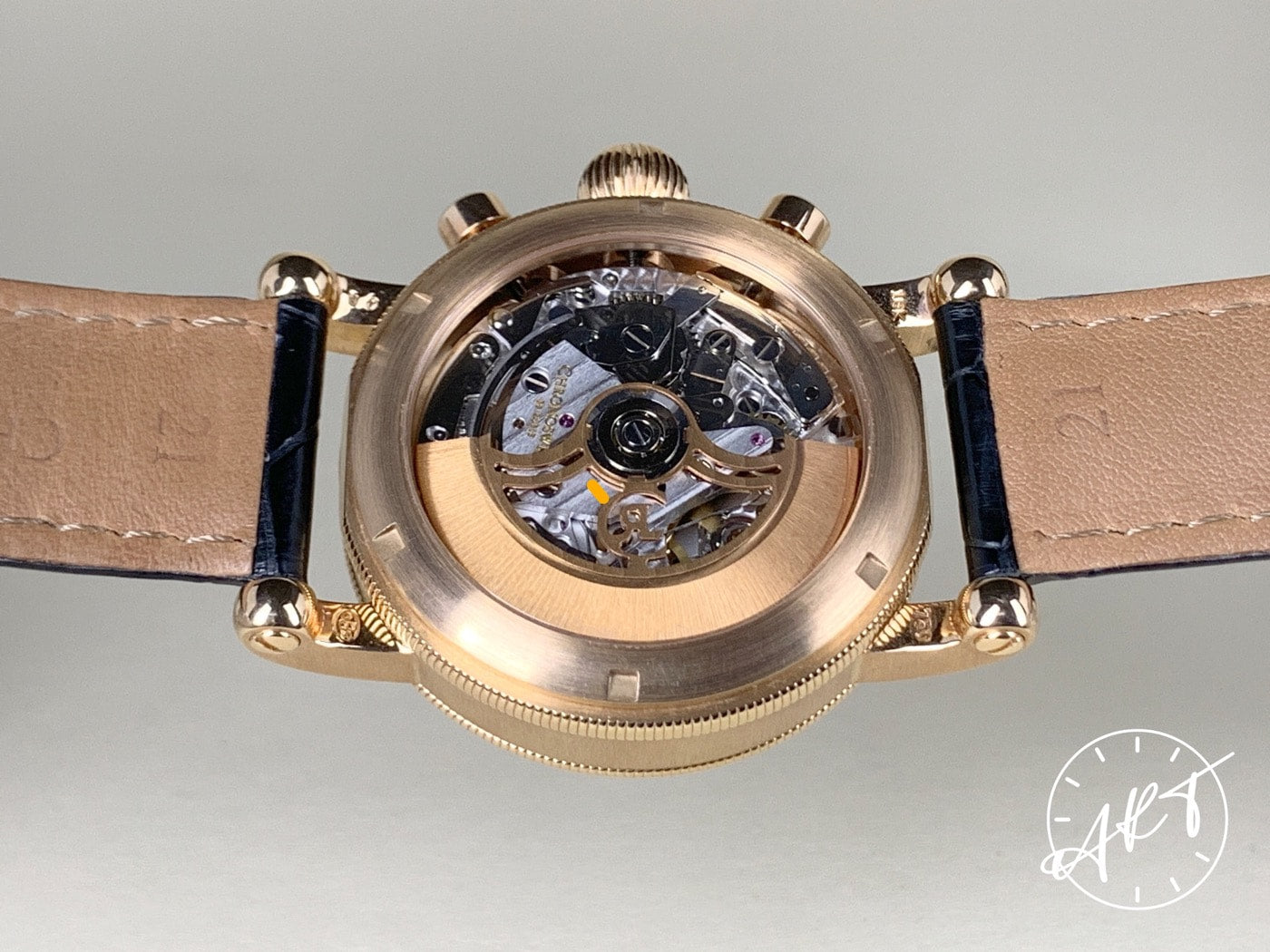 Chronoswiss Balance Chrono Retrograde Second Silver Dial 18K RG Watch BP