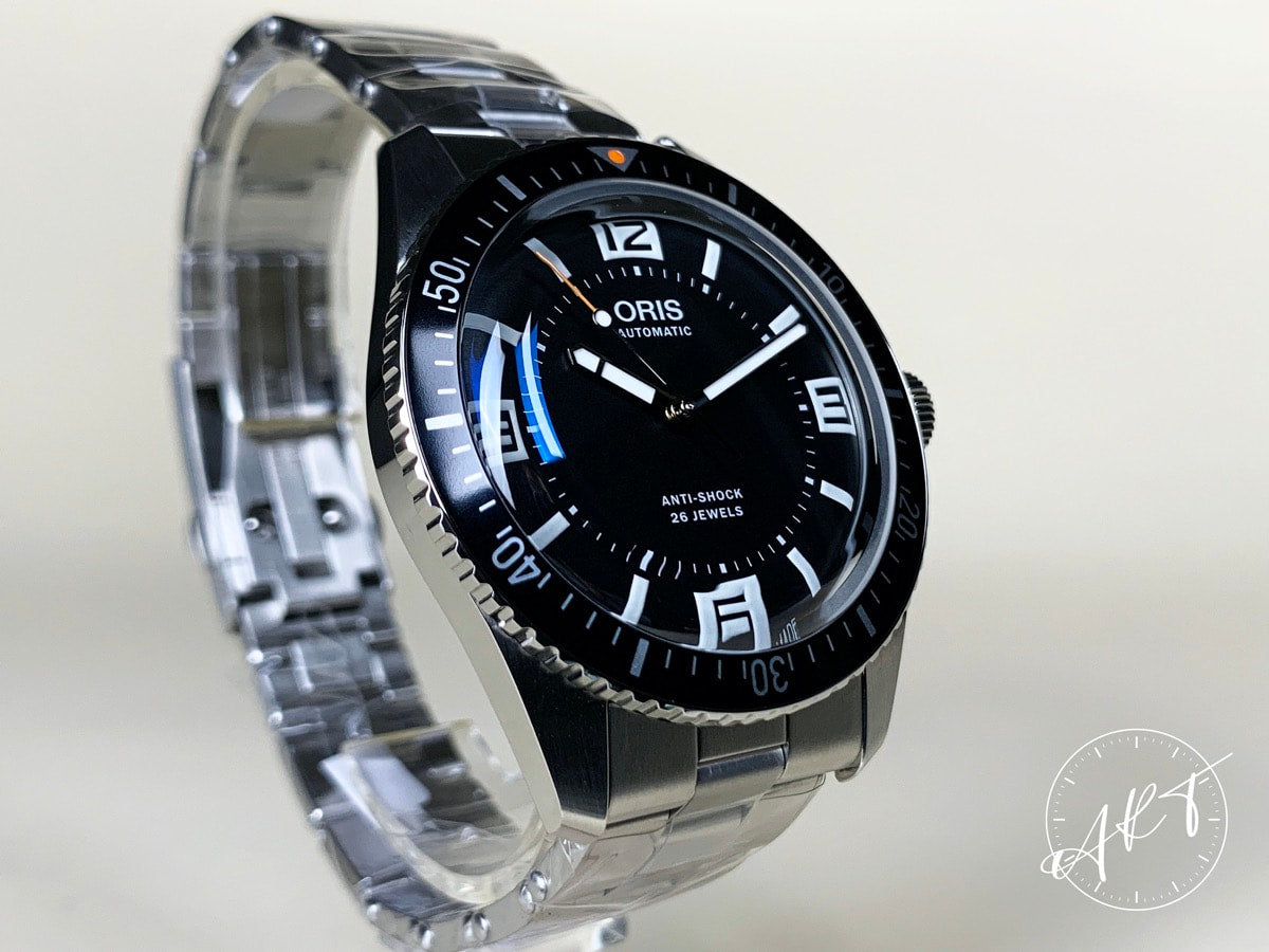 NEW Oris Divers Sixty-Five Black Dial SS Auto Maxi Topper Ltd Ed Watch w/ B&P