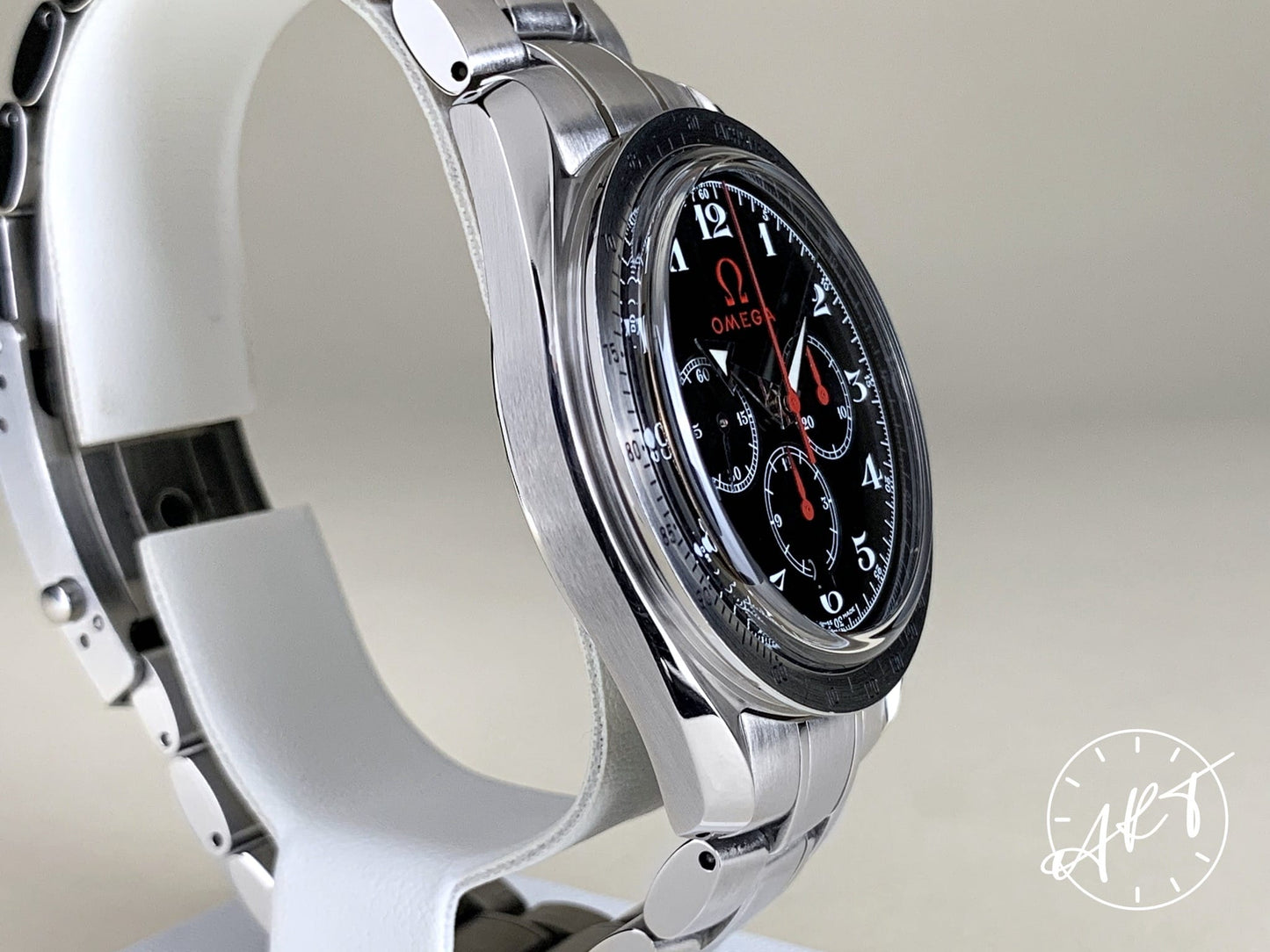 Omega Speedmaster Broad Arrow Chrono Black Dial SS Auto Watch 3556.50.00 w/ B&P