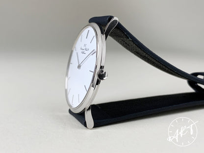 IWC Portofino Ultra-Thin White Dial 18K White Gold Manual Wind Watch IW2010