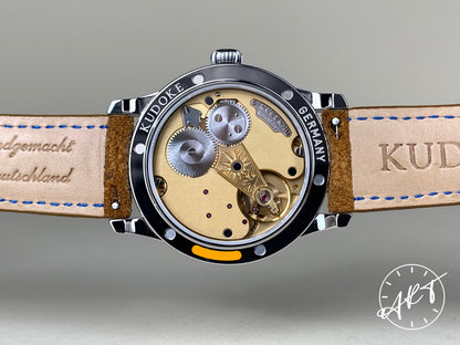 Kudoke Handwerk Kudoke 2 Blue Dial SS Manual Special Edition Watch w/ B&P