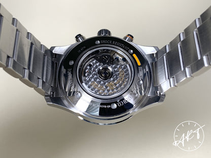 Ball Fireman Storm Chaser Pro Chrono Reverse Panda Dial SS Watch w/ Paper