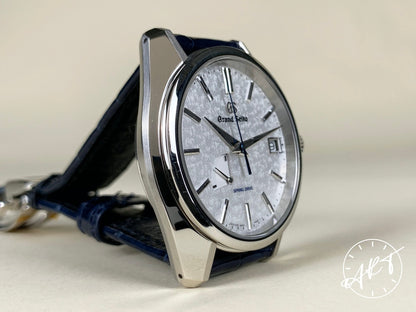 Grand Seiko Heritage Kira Zuri Platinum Spring Drive US Ltd Watch SBGA385 BP