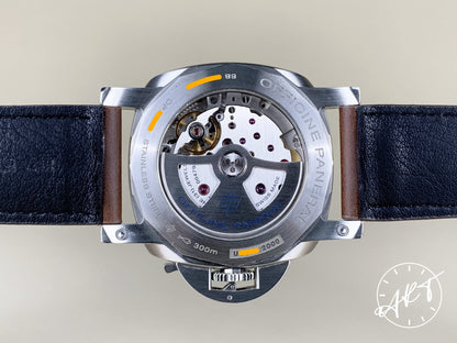 Panerai PAM 1321 Luminor 1950 3 Days GMT Black Dial Watch PAM01321 w/Box