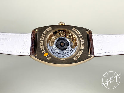 Franck Muller Master Banker Multi Time Zone Silver Dial 18K RG 10 Pcs Ltd Watch BP