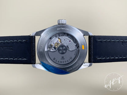 Blancpain Fifty Fathoms Bathyscaphe Black Dial SS Auto Diver Watch 5100B w/ B&P