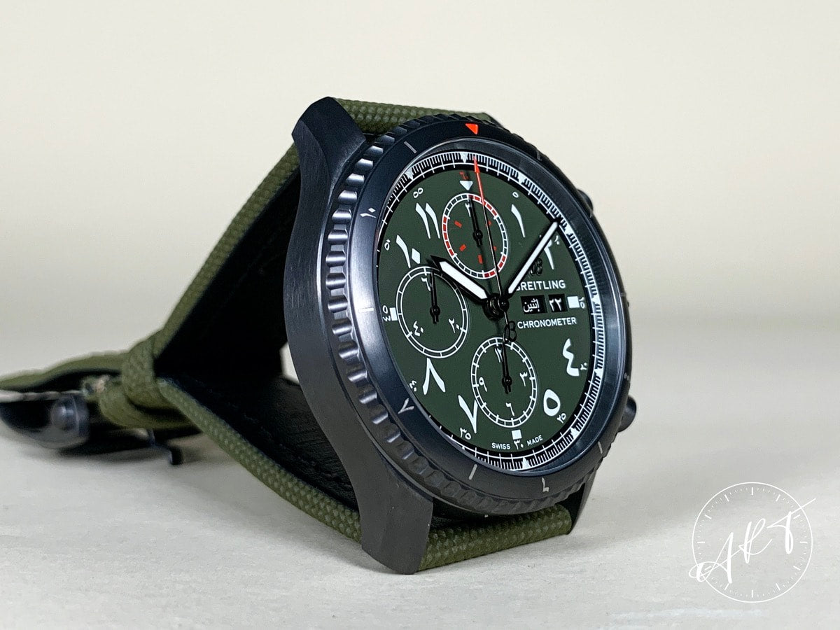 NEW Breitling Aviator 8 Chrono Arabic Dial PVD Middle East Ltd Pilot Watch M13316 BP
