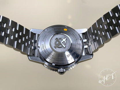 NEW Zodiac Super Sea Wolf Silver Dial SS Auto Ltd Ed Diver Watch ZO9268 w/ B&P