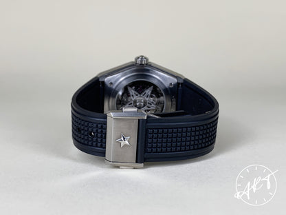 Zenith Defy Classic Black Dial Titanium Watch w/ Box w/ Additional Rainbow Bezel